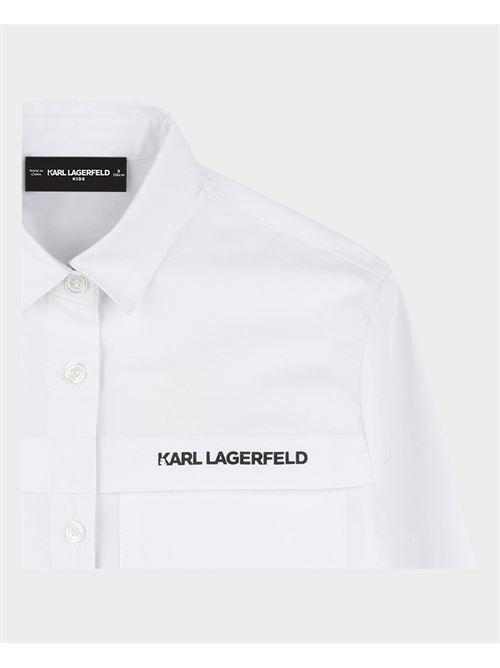 Camicia in cotone bambino Karl Lagerfeld KARL LAGERFELD | Z3042110P